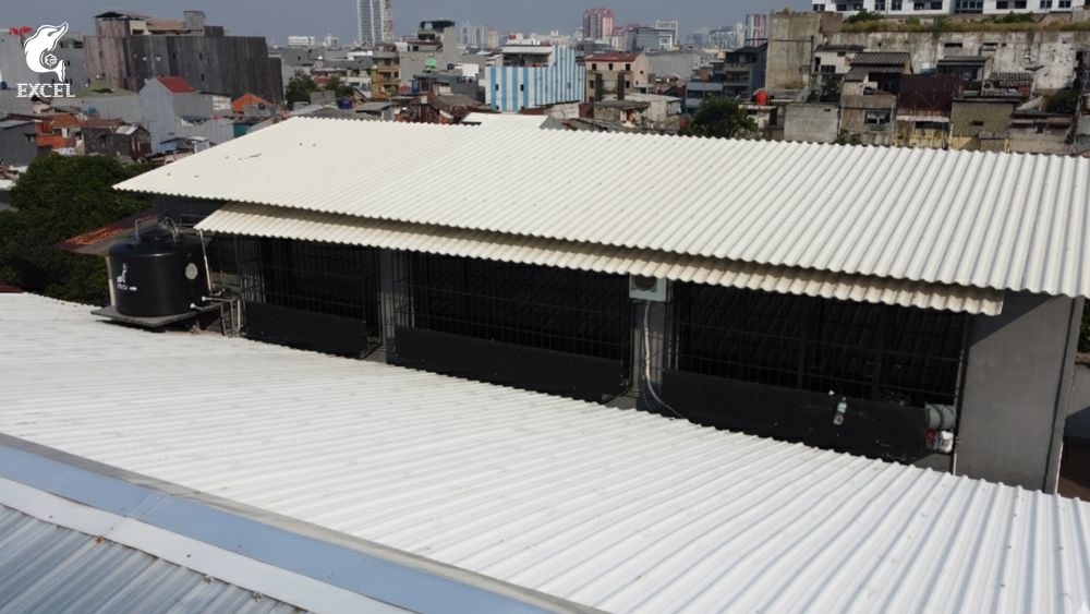 flashing atap uPVC